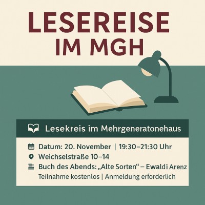 Lesekreis im Mehrgenerationenhaus lädt zu literarischem Austausch ein